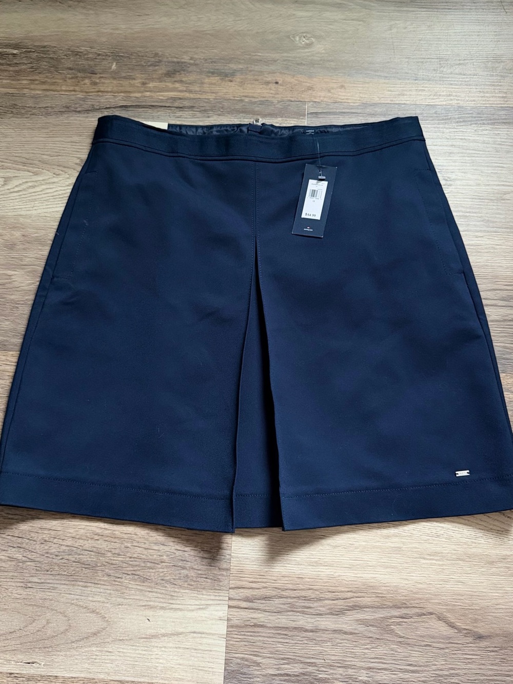 Tommy Hilfiger Dark Navy Front-Pleat Golf Skirts